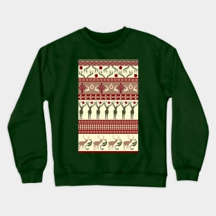 Classic Reindeer Ugly Sweater Crewneck Sweatshirt